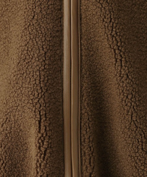 Elura（エルーラ）の「ライトボアブルゾン/607994（ブルゾン・レディース・ダークブラウン/キャメル/チャコールグレー/アイボリー/ブラック・SMALL/MEDIUM）」の20枚目の写真