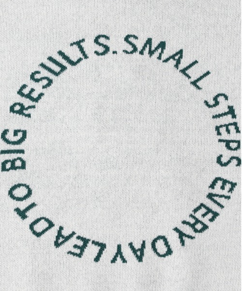 Right-on（ライトオン）の「【HONEYSUCKLE ROSE】スウェットライクロゴセーター (スウェットライク/ロゴ/通気性/デイリー/カジュアル/きれいめ / 親子でお揃い)（ニット/セーター・レディース・キナリ/ダークグレー/グレー・S/M/L）」の7枚目の写真