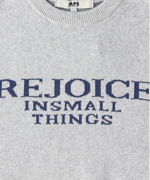 Right-on（ライトオン）の「【HONEYSUCKLE ROSE】スウェットライクロゴセーター (スウェットライク/ロゴ/通気性/デイリー/カジュアル/きれいめ / 親子でお揃い)（ニット/セーター・レディース・キナリ/ダークグレー/グレー・S/M/L）」の10枚目の写真