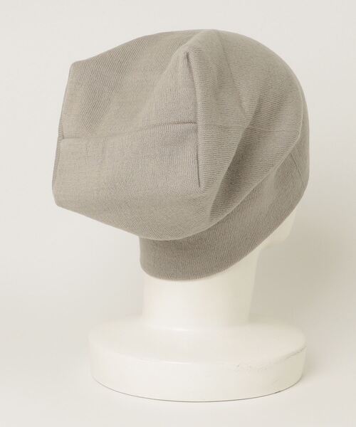 La Maison de Lyllis(メゾンドリリス)の「La Maison de Lyllis/BOXKNIT ビーニー(ニットキャップ/ビーニー・レディース・ベージュ/ブラック・FREE)」の9枚目の写真