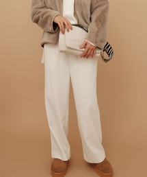 Elura | サマ見えあったかワイドパンツ＜低身長サイズあり＞/593424(その他パンツ)
