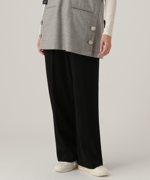 Elura（エルーラ）の「サマ見えあったかワイドパンツ＜低身長サイズあり＞/593424（その他パンツ・レディース・ブラック/ホワイト/キャメル・MEDIUM/LARGE/FREE(S)）」の16枚目の写真