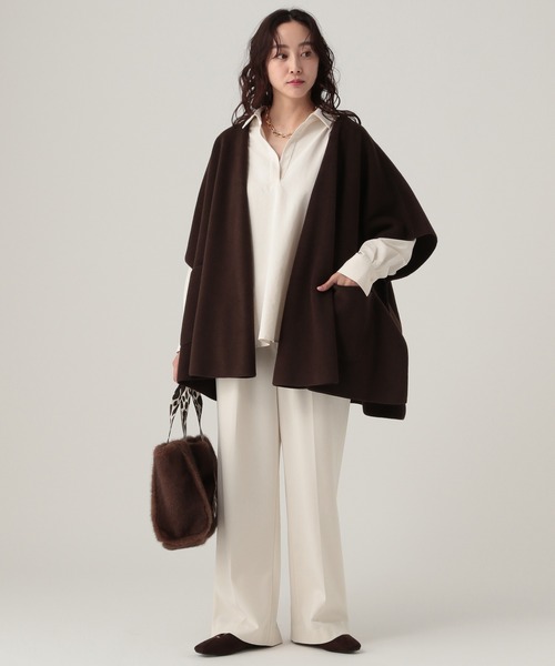 Elura（エルーラ）の「サマ見えあったかワイドパンツ＜低身長サイズあり＞/593424（その他パンツ・レディース・ブラック/ホワイト/キャメル・MEDIUM/LARGE/FREE(S)）」の8枚目の写真