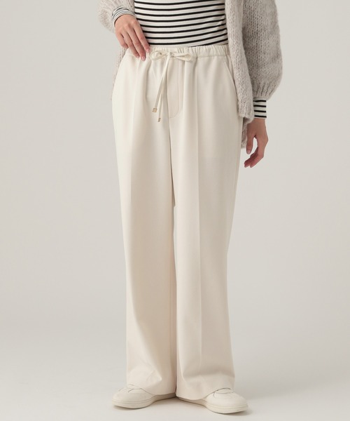 Elura（エルーラ）の「サマ見えあったかワイドパンツ＜低身長サイズあり＞/593424（その他パンツ・レディース・ブラック/ホワイト/キャメル・MEDIUM/LARGE/FREE(S)）」の6枚目の写真