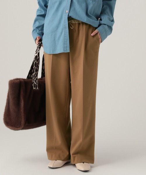 Elura（エルーラ）の「サマ見えあったかワイドパンツ＜低身長サイズあり＞/593424（その他パンツ・レディース・ブラック/ホワイト/キャメル・MEDIUM/LARGE/FREE(S)）」の20枚目の写真