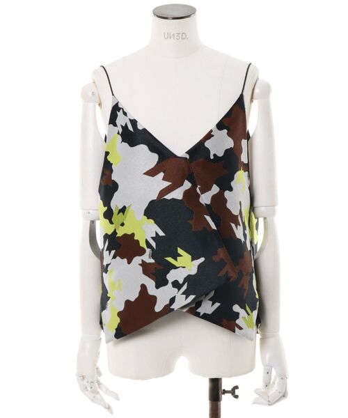 UN3D.(アンスリード)の「MIX CAMOUFLA CAMISOLE / ミックスカモフラキャミソール(キャミソール・レディース・ホワイト/ブラック・FREE)」の12枚目の写真