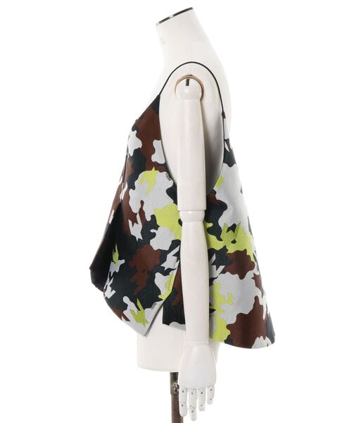 UN3D.(アンスリード)の「MIX CAMOUFLA CAMISOLE / ミックスカモフラキャミソール(キャミソール・レディース・ホワイト/ブラック・FREE)」の11枚目の写真