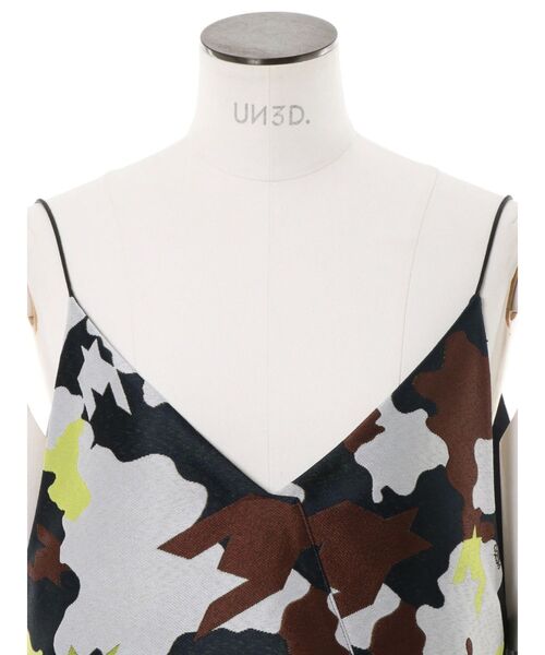 UN3D.(アンスリード)の「MIX CAMOUFLA CAMISOLE / ミックスカモフラキャミソール(キャミソール・レディース・ホワイト/ブラック・FREE)」の9枚目の写真