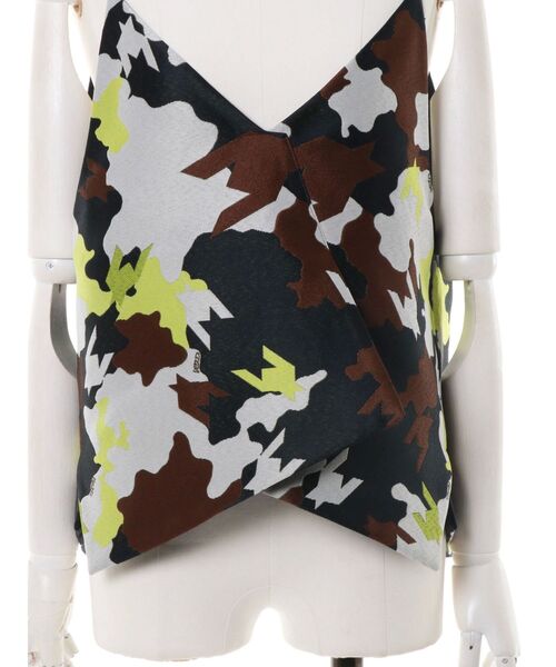 UN3D.(アンスリード)の「MIX CAMOUFLA CAMISOLE / ミックスカモフラキャミソール(キャミソール・レディース・ホワイト/ブラック・FREE)」の7枚目の写真