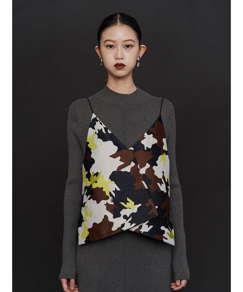 UN3D.（アンスリード）の「MIX CAMOUFLA CAMISOLE / ミックスカモフラ