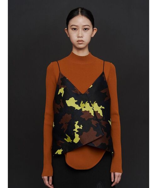 UN3D.（アンスリード）の「MIX CAMOUFLA CAMISOLE / ミックスカモフラ