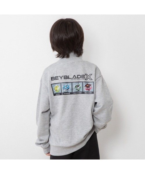 BEYBLADE X 長袖トレーナー ハーフジップ ベイブレード エックス