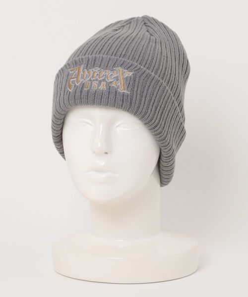 AVIREX（アヴィレックス）の「AVIREX/アヴィレックス / AX EX VARSITY BLOCK FONT KNIT WATCH / 81263200（ニットキャップ/ビーニー・レディース・レッド/カーキ/ブラック/グレー・FREE）」の7枚目の写真