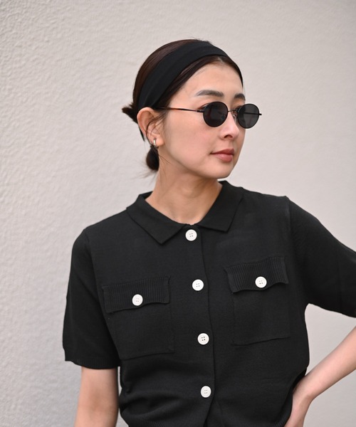 Marient(マリエント)の「Oval Color Lens Sunglasses(サングラス・レディース・ブラック/ブラウン・FREE)」の11枚目の写真