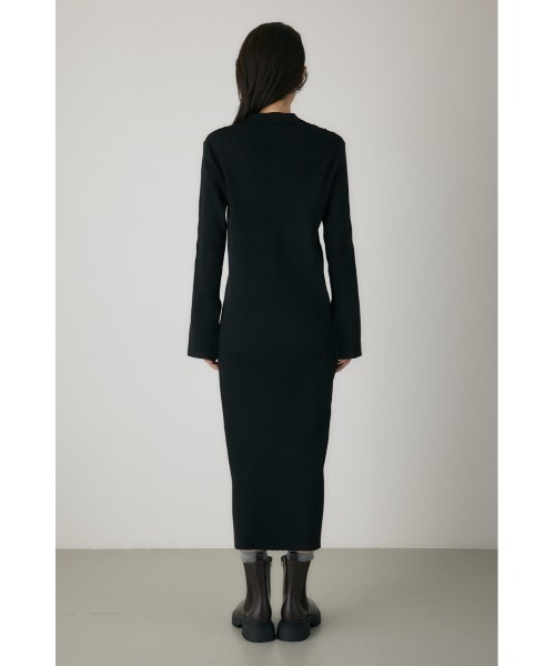 crie conforto(クリーコンフォルト)の「ポロリブニットワンピース ロングワンピース / 冬服(ワンピース・レディース・グレー/ブラック・FREE)」の18枚目の写真