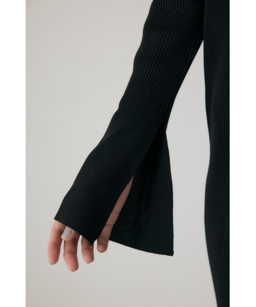 crie conforto(クリーコンフォルト)の「ポロリブニットワンピース ロングワンピース / 冬服(ワンピース・レディース・グレー/ブラック・FREE)」の21枚目の写真