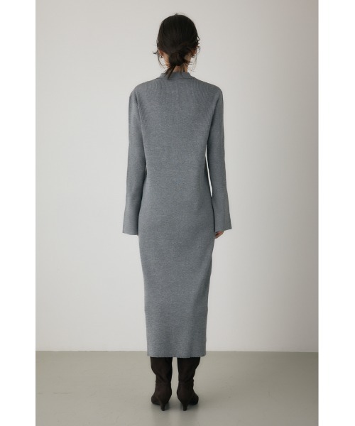 crie conforto(クリーコンフォルト)の「ポロリブニットワンピース ロングワンピース / 冬服(ワンピース・レディース・グレー/ブラック・FREE)」の17枚目の写真