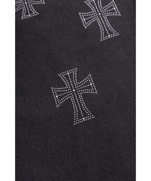 UNKNOWN LONDON(アンノウン・ロンドン)の「スエットパンツ|Outline Cross Rhinestone Sweat Pants|Unknown London(スウェットパンツ・メンズ・レッド/ベージュ/ブラック・SMALL/MEDIUM/LARGE/X-LARGE)」の14枚目の写真