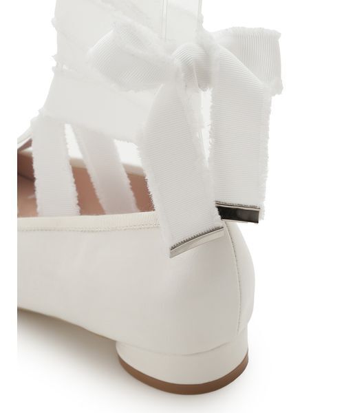 LILY BROWN(リリーブラウン)の「レースアップバレエシューズ(パンプス・レディース・ホワイト/アイボリー/ブラック・S/M/L)」の13枚目の写真