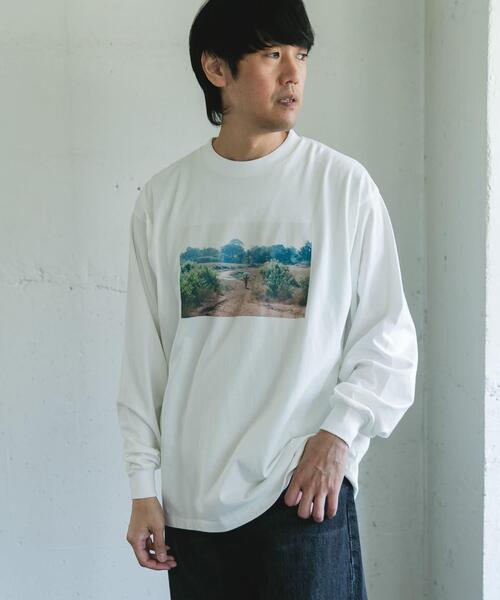 URBAN RESEARCH DOORS（アーバンリサーチドアーズ）の「Grow Organic フォトプリントロングスリーブTシャツ（Tシャツ/カットソー・メンズ・オフホワイト/ホワイト系その他・LARGE/MEDIUM）」の7枚目の写真