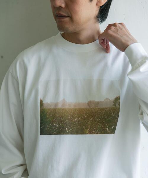 URBAN RESEARCH DOORS（アーバンリサーチドアーズ）の「Grow Organic フォトプリントロングスリーブTシャツ（Tシャツ/カットソー・メンズ・オフホワイト/ホワイト系その他・LARGE/MEDIUM）」の17枚目の写真