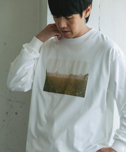 URBAN RESEARCH DOORS（アーバンリサーチドアーズ）の「Grow Organic フォトプリントロングスリーブTシャツ（Tシャツ/カットソー・メンズ・オフホワイト/ホワイト系その他・LARGE/MEDIUM）」の16枚目の写真