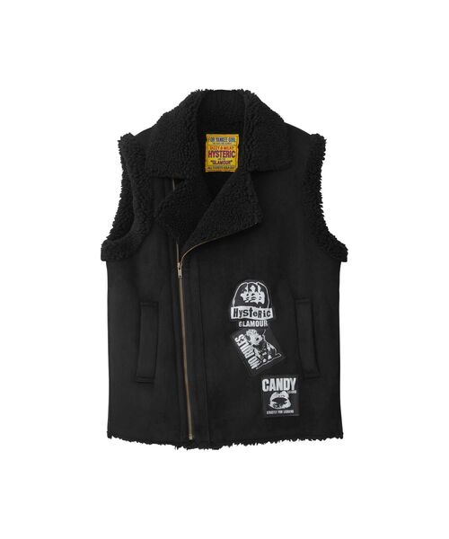 PUNK CUSTOM エコムートンベスト（ベスト）｜HYSTERIC GLAMOUR