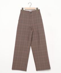 TOUJOURS ブラウン系チェック パンツ 新品未使用 TOUJOURS ブラウン系チェック パンツ 新品未使用 TOUJOURS