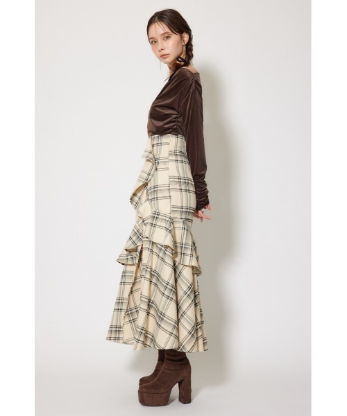 rienda（リエンダ）の「ソフティーカットオフショルトップス 秋服 冬服（Tシャツ/カットソー・レディース・ブラック/ピンク/ブラウン・FREE）」の18枚目の写真