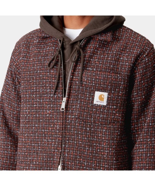Carhartt WIP(カーハートダブリューアイピー)の「Carhartt WIP BELLAMY SHIRT JAC(カーハートワークインプログレス ベラミー シャツ ジャケット)(シャツ/ブラウス・メンズ・パープル系/ワイン系・SMALL/MEDIUM/LARGE/X-LARGE)」の12枚目の写真