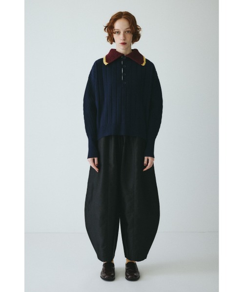 HeRIN.CYE(ヘリンドットサイ)の「Point collar knit pull over ポイントカラーニットプルオーバー(ニット/セーター・レディース・ネイビー/ベージュ/グレー・FREE)」の13枚目の写真