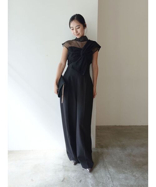 セール】LADYエンブロイダリーツイストパンツドレス（パンツドレス