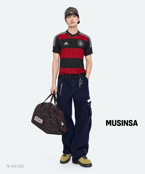 RSSC(アールエスエスシー)の「WRINKLE MIXED STRIPE CARPENTER DENIM PANTS - DENIM(デニムパンツ・レディース・その他・1/2)」の13枚目の写真
