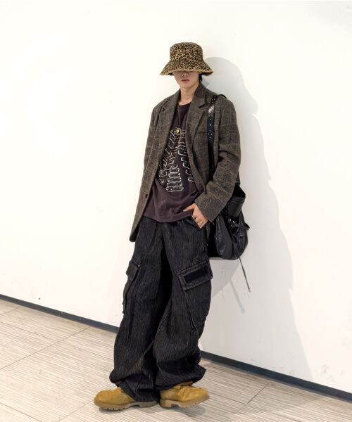 RSSC(アールエスエスシー)の「WRINKLE MIXED STRIPE CARPENTER DENIM PANTS - DENIM(デニムパンツ・レディース・その他・1/2)」の14枚目の写真