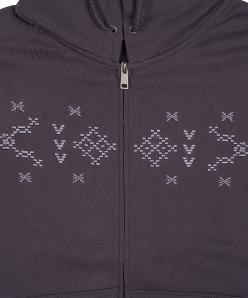 THECOLDESTMOMENT(ザコールデストモーメント)の「TCM nordic hooded zip-up (purple)(パーカー・レディース・その他・SMALL/MEDIUM/LARGE)」の4枚目の写真