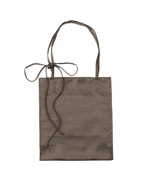 SALON adam et rope'（サロン アダム エ ロペ）の「【WEB限定】コードチャーム付サテントート / A4（トートバッグ・レディース・ブラック/ベージュ系その他・FREE）」の22枚目の写真