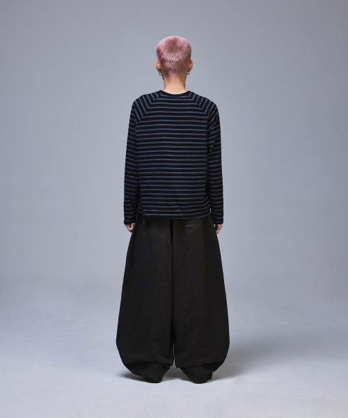 SCALLYWAG（スカリーワグ）の「スリーピンタックメガワイドコットンパンツ[チャコール]（その他パンツ・レディース・その他・SMALL/MEDIUM/LARGE/X-LARGE）」の15枚目の写真