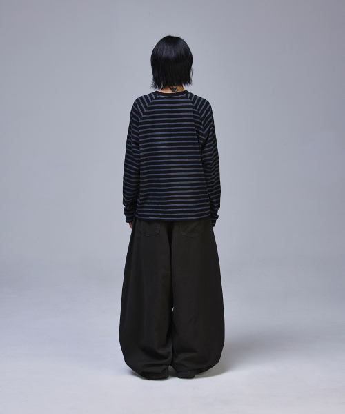 SCALLYWAG（スカリーワグ）の「スリーピンタックメガワイドコットンパンツ[チャコール]（その他パンツ・レディース・その他・SMALL/MEDIUM/LARGE/X-LARGE）」の16枚目の写真