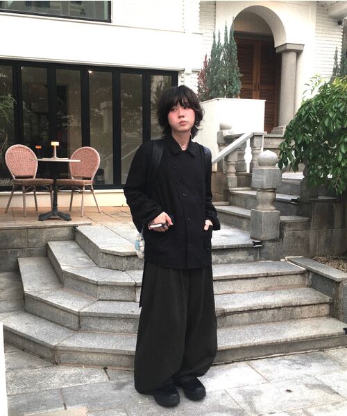 SCALLYWAG（スカリーワグ）の「スリーピンタックメガワイドコットンパンツ[チャコール]（その他パンツ・レディース・その他・SMALL/MEDIUM/LARGE/X-LARGE）」の19枚目の写真