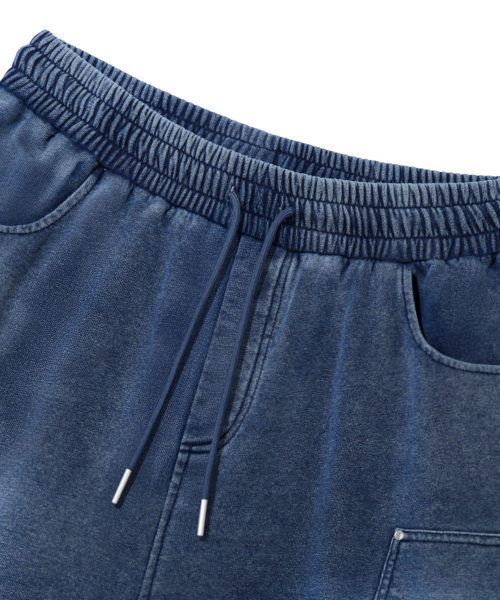 TRILLION(トリリオン)の「カーペンター デニム スウェット バミューダショーツ_ブルー(その他パンツ・メンズ・その他・MEDIUM/LARGE)」の6枚目の写真
