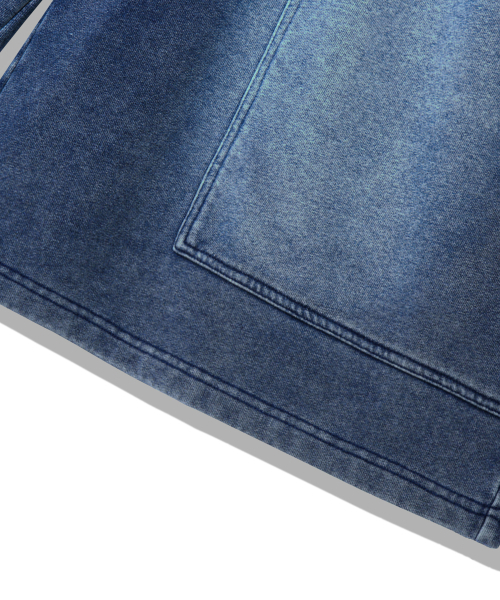 TRILLION(トリリオン)の「カーペンター デニム スウェット バミューダショーツ_ブルー(その他パンツ・メンズ・その他・MEDIUM/LARGE)」の11枚目の写真