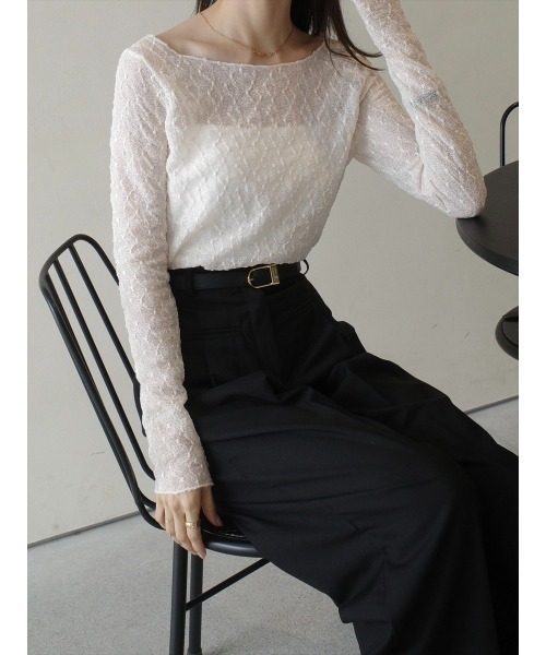 amel(エイメル)の「クラシックレースシアートップス / アイボリー(シャツ/ブラウス・レディース・アイボリー・FREE)」の21枚目の写真