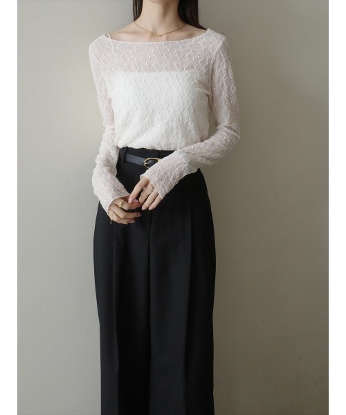 amel(エイメル)の「クラシックレースシアートップス / アイボリー(シャツ/ブラウス・レディース・アイボリー・FREE)」の16枚目の写真