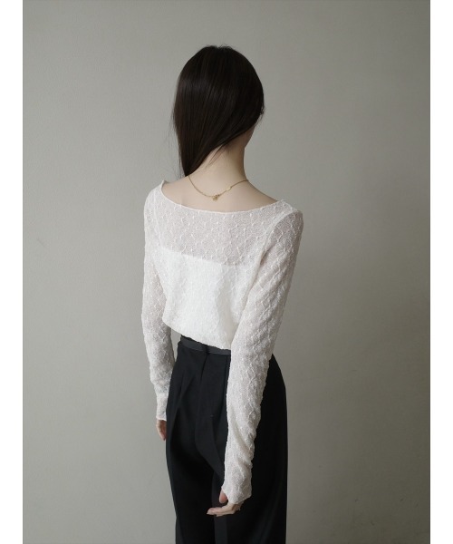 amel(エイメル)の「クラシックレースシアートップス / アイボリー(シャツ/ブラウス・レディース・アイボリー・FREE)」の10枚目の写真