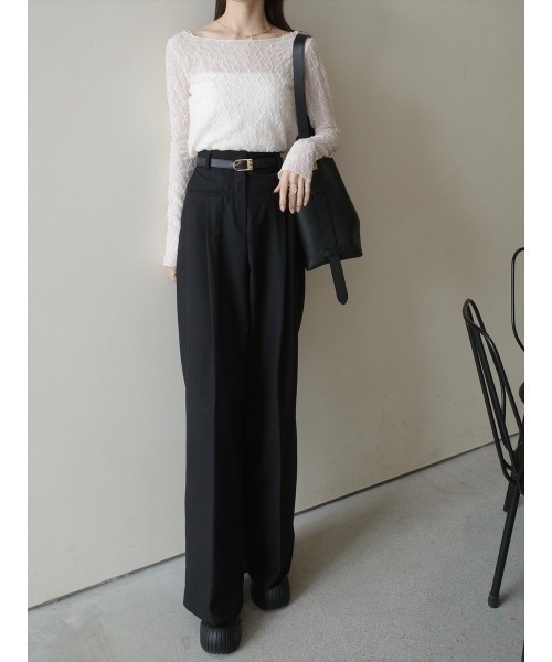 amel(エイメル)の「クラシックレースシアートップス / アイボリー(シャツ/ブラウス・レディース・アイボリー・FREE)」の7枚目の写真