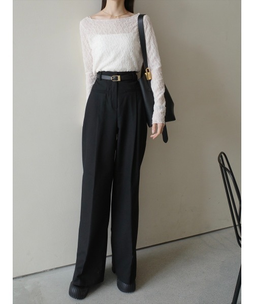 amel(エイメル)の「クラシックレースシアートップス / アイボリー(シャツ/ブラウス・レディース・アイボリー・FREE)」の5枚目の写真