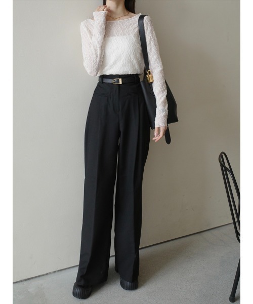 amel(エイメル)の「クラシックレースシアートップス / アイボリー(シャツ/ブラウス・レディース・アイボリー・FREE)」の4枚目の写真