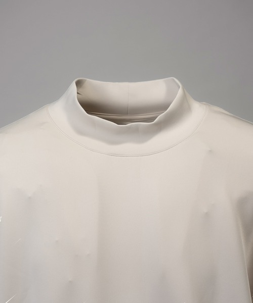 MAISON SPECIAL（メゾンスペシャル）の「《UNISEX》Mock Neck Prime-Over Sweat/モックネックプライムオーバースウェット【MAISON SPECIAL/メゾンスペシャル】（スウェット・メンズ・バーガンディー/ブラック/グレイッシュベージュ・0/1/2）」の6枚目の写真