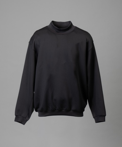 MAISON SPECIAL（メゾンスペシャル）の「《UNISEX》Mock Neck Prime-Over Sweat/モックネックプライムオーバースウェット【MAISON SPECIAL/メゾンスペシャル】（スウェット・メンズ・バーガンディー/ブラック/グレイッシュベージュ・0/1/2）」の11枚目の写真