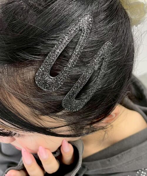 WEGO/【2点セット】ラメパッチンピン（ヘアピン）｜WEGO（ウィゴー）の